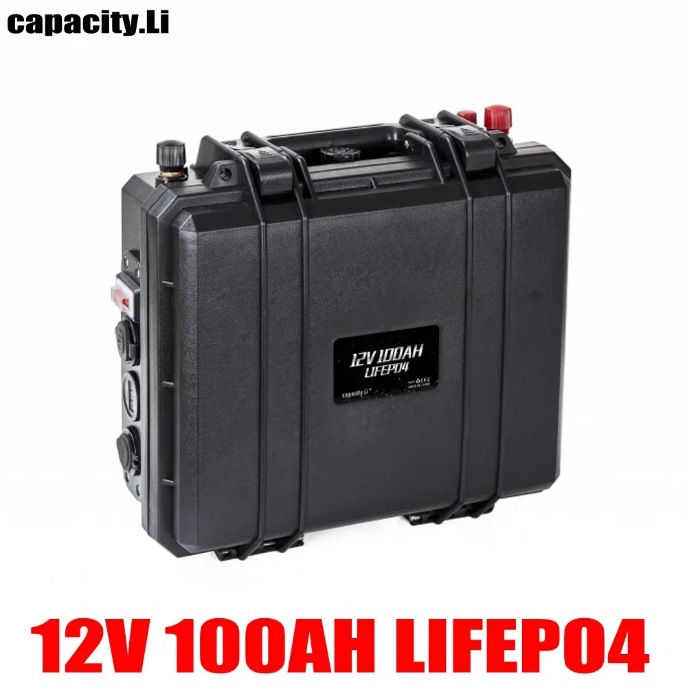 

12V lifepo4 rechargeable battery 100ah 200AH phosphoric acid RV battery with BMS and cigarette lighter for RV and inverter