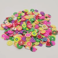 1kg 10mm polymer clay fruit slice hot clay sprinkles for crafts diy nail art decoration slime material accessories