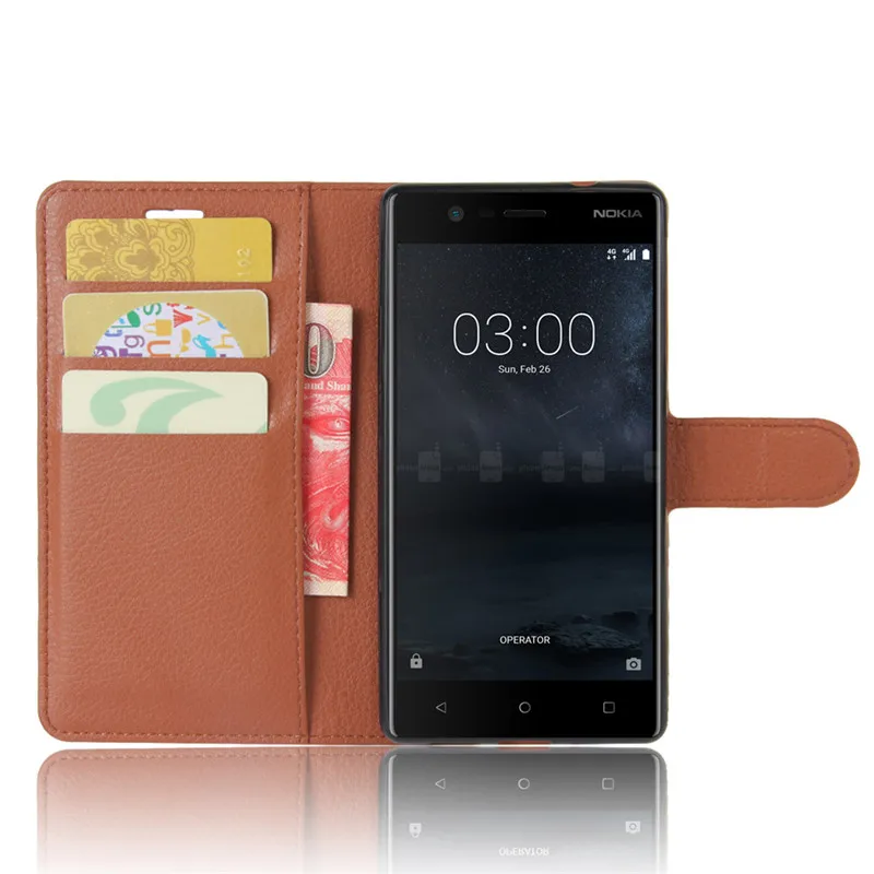Чехлы для Nokia 3 чехол Nokia3 чехол-книжка 5 0 дюйма чехол-бумажник из искусственной