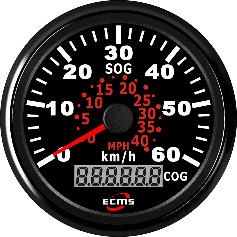 

Новый измеритель скорости 85 мм GPS 0-60 км/ч 0-40 м/ч измеритель скорости 12 В/24 В с курсом для автомобиля лодки яхты сосудов с красной подсветкой 3-3/...