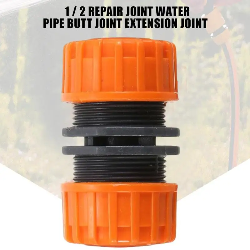 

6Pcs 1/2' Hose Connector Garden Tools Quick Connectors Joints Repair Connector Leaky Garden Irrigation Damaged Adapter Wate P7Z6