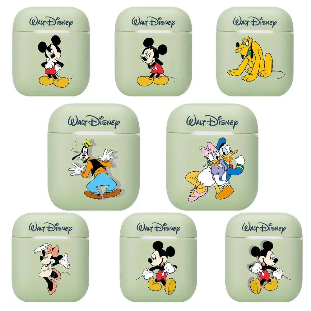 

Mickey Minnie Mouse Donald Duck Daisy Duck Goofy Dog Soft Silicone Cases For Apple Airpods 1/2 Protective Case Bluetooth Wirele