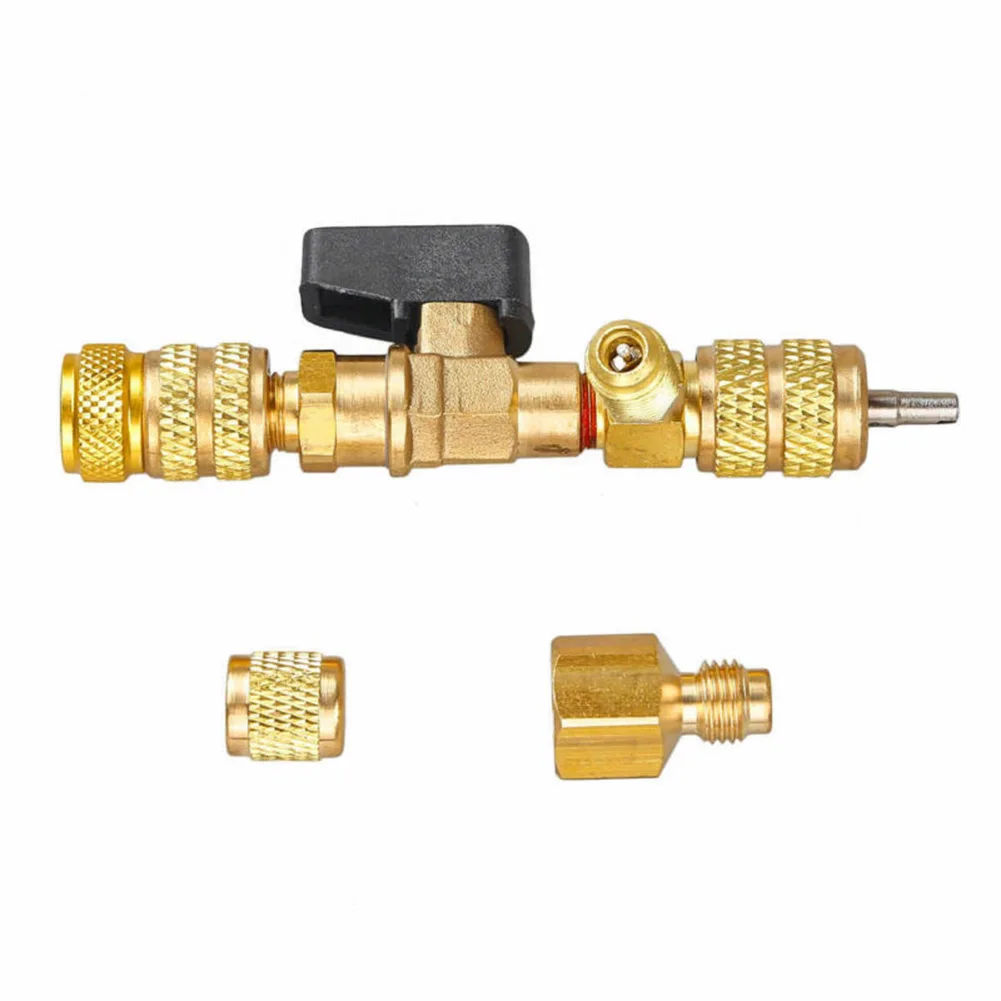 

HVAC AC Valve Core Remover Dual Size 5/16\" & 1/4\" Port Installer Tool
