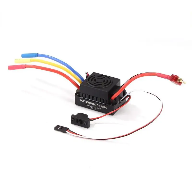 60A водонепроницаемый ESC+ бесщеточный двигатель+ программирующая карта комбо набор генераторных деталей для RC автомобильные аксессуары