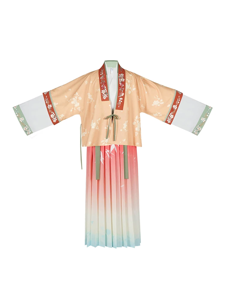 

New Improved Hanfu Dress For Women Elegant Long Sleeve Oriental Traditional Clothes Chinese Ancient Classical Hanfu Suit