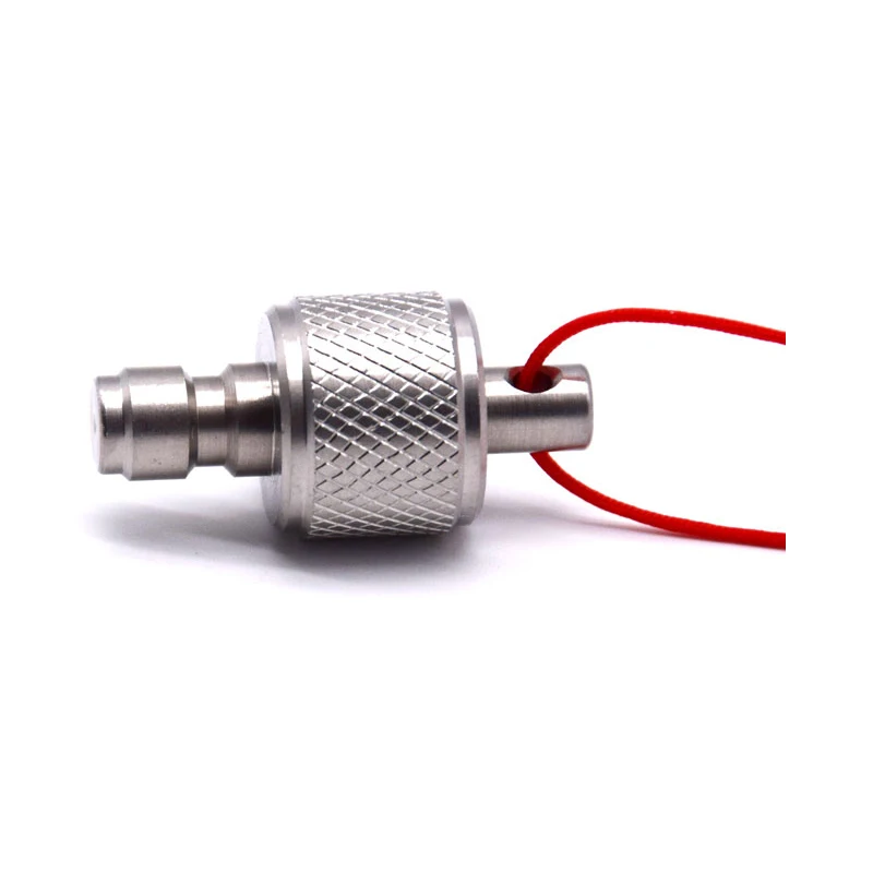New Paintball Air Gun Airsoft PCP 8MM Quick Connect Blind Plug Stainless Steel Dust | Спорт и развлечения