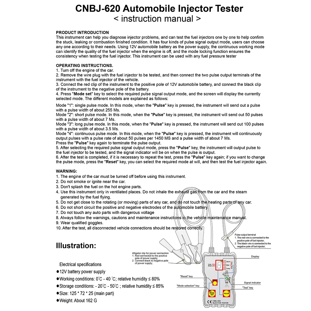 injetor profissional de testador modos de ferramenta de em estoque