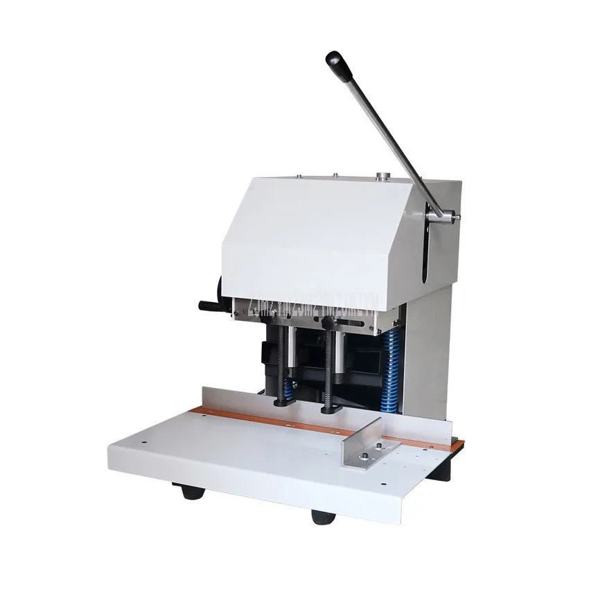 

Dual Hole Book Menu Paper Hole Drilling Machine Card Document Handbag Bag Tag Electric Hole Punching Binding Machine HX-210A