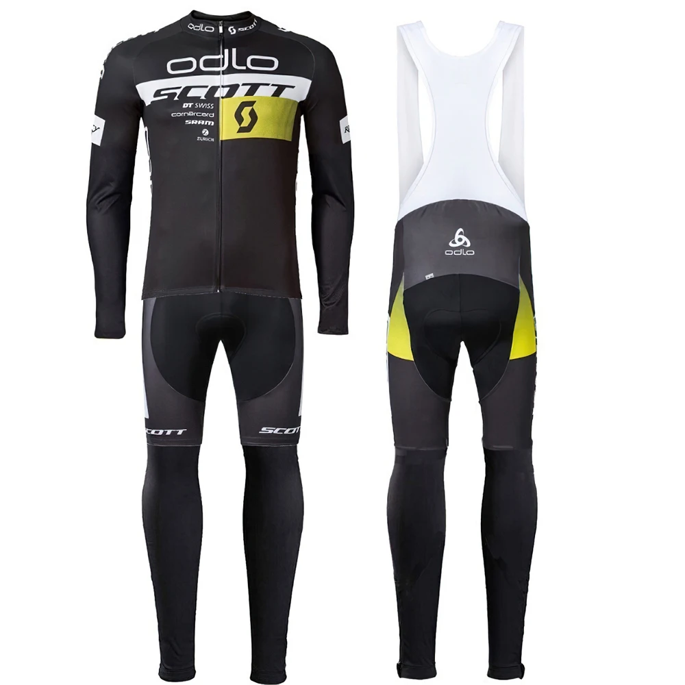 

SCOTT Long Cycling Jersey Set Racing Clothing Off-Road Motocross Jersey Bike Clothes