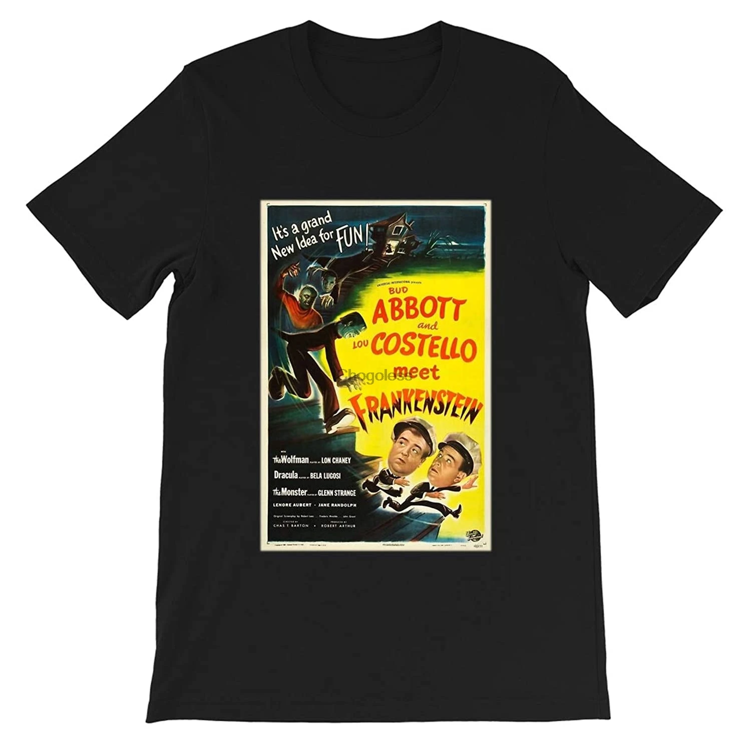 Abbott и Costello Meet Frankenstein постер комедия фильм цыпленка вилбур Лоуренс тальбот