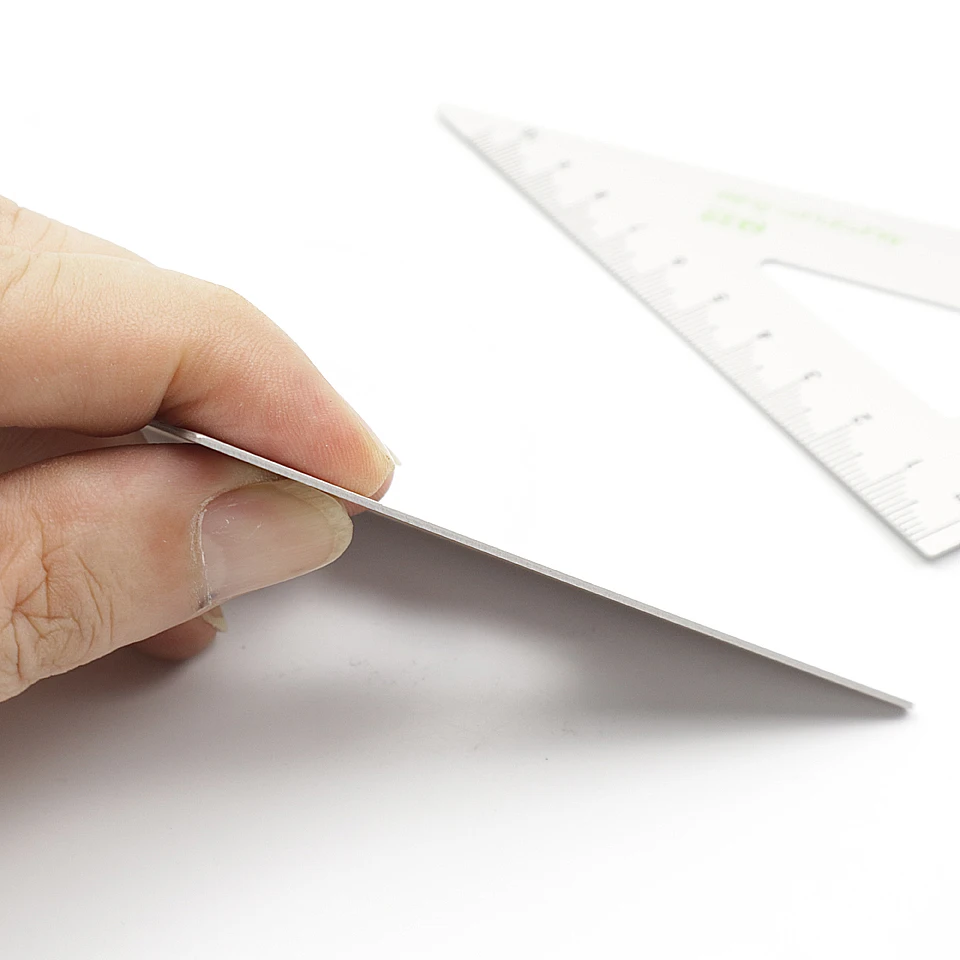 Новинка треугольная линейка из алюминиевого сплава Школьный набор металла