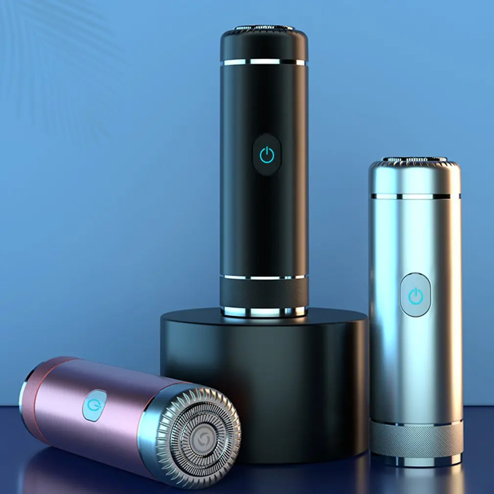 

Electric Razor Shaver For Men Rechargeable Floating Shaver Car Mini Electric Shaver For Business Travel