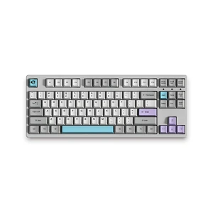 v2 87108 keys wired mechanical gaming keyboard customized pbt sublimation keycap for akko switch keyboards for computer parts free global shipping