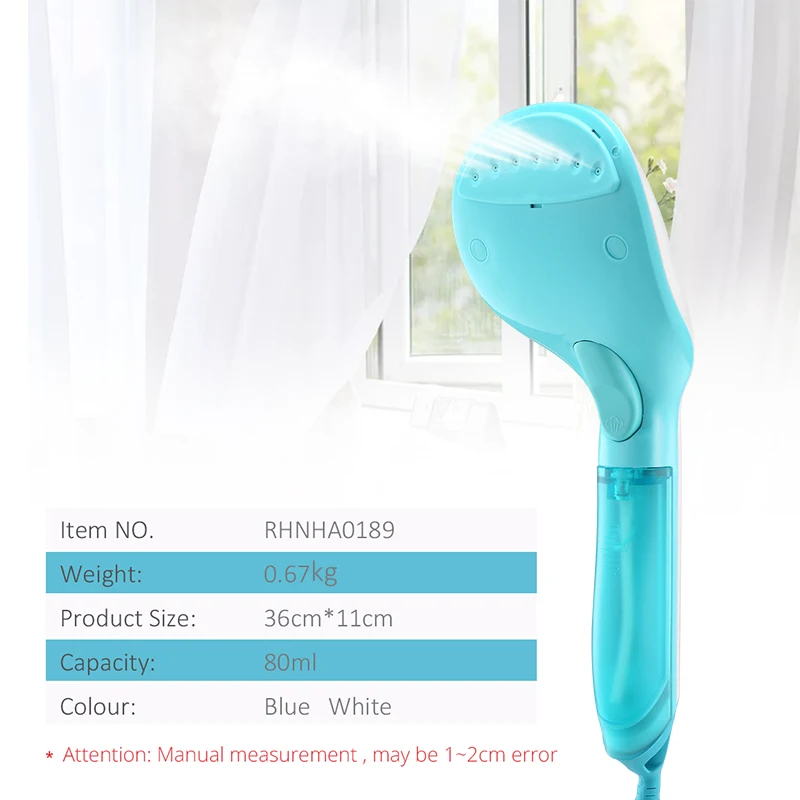 

1200W Handheld Clothes Steamer for Home&Travel Fast-Heat Fabric Garment Steamer Travel Pouch Included Hot Clothes Steamer