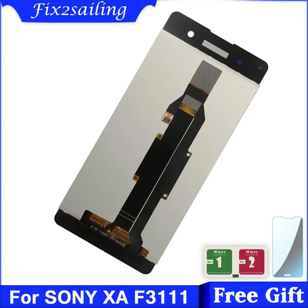 5 0 дюймовый ЖК дисплей для Sony XA F3111 F3112 Замена сенсорного экрана Xperia дисплей|Экраны