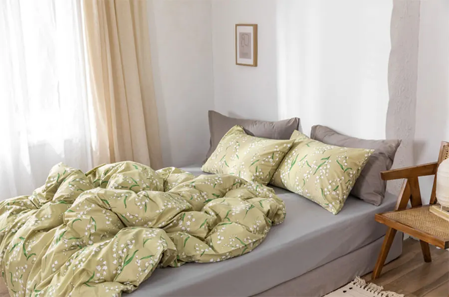 

Canterburybells bedding set teen girl,twin full queen king cotton single double home textile bed sheet pillow case duvet cover