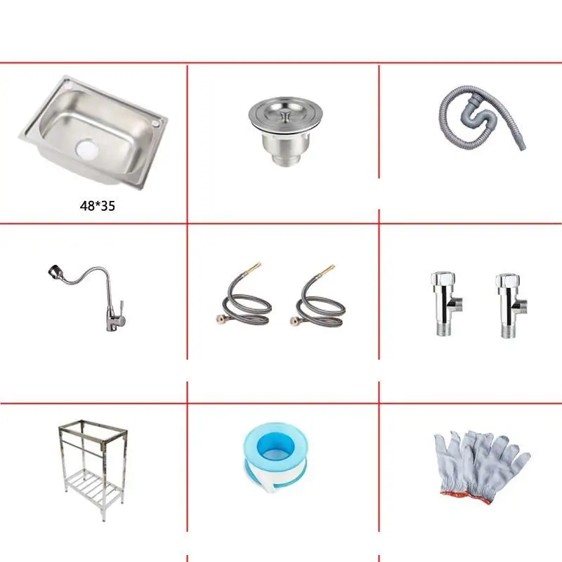 Lavello портативный Lavandino Cucina Portatil Tarjas Para Afwasbak кухня Pia Cozinha Fregadero De Cocina Lavabo раковина для мытья посуды - Цвет: Number 3
