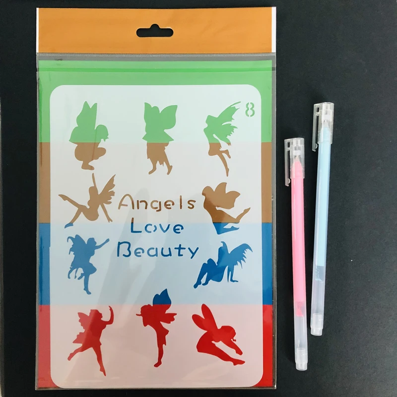 Трафареты для халкборда премиум качество трафареты рисования тела ангелов