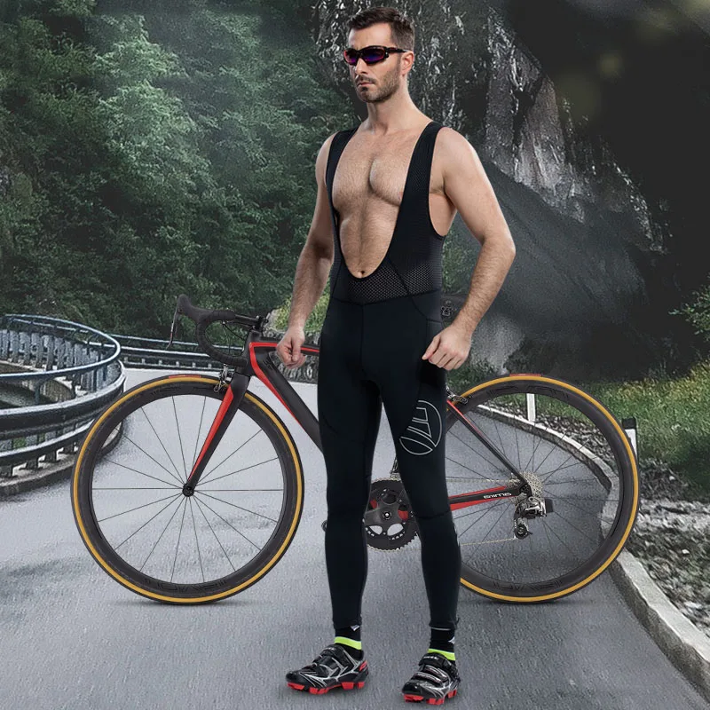 Santic мужские велосипедные комбинезоны длинные штаны с подкладкой девять десятых