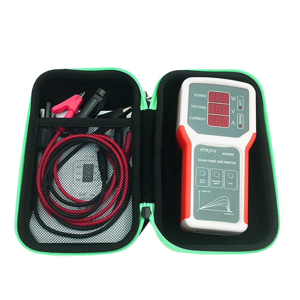 

WS400A Multimeter Photovoltaic Panel Power Supplys Multimeter Solar Panel MPPT Tester Open Circuit Voltage Troubleshooting Tool