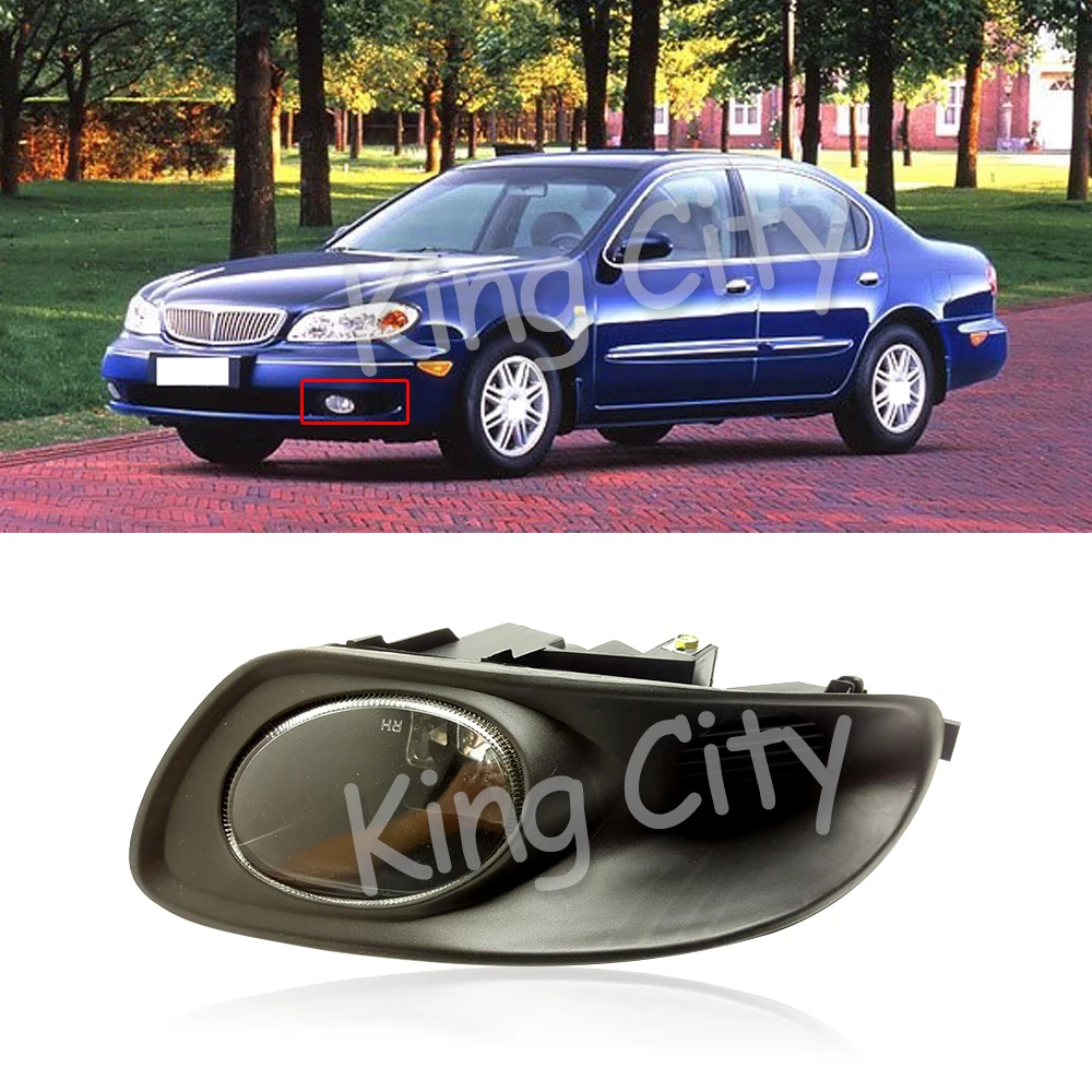 Capqx для nissan cefiro Maxima A33 1998-2004 ПТФ в передний бампер противотуманная фара DRL дальнего света ходовая противотуманная фара Foglight