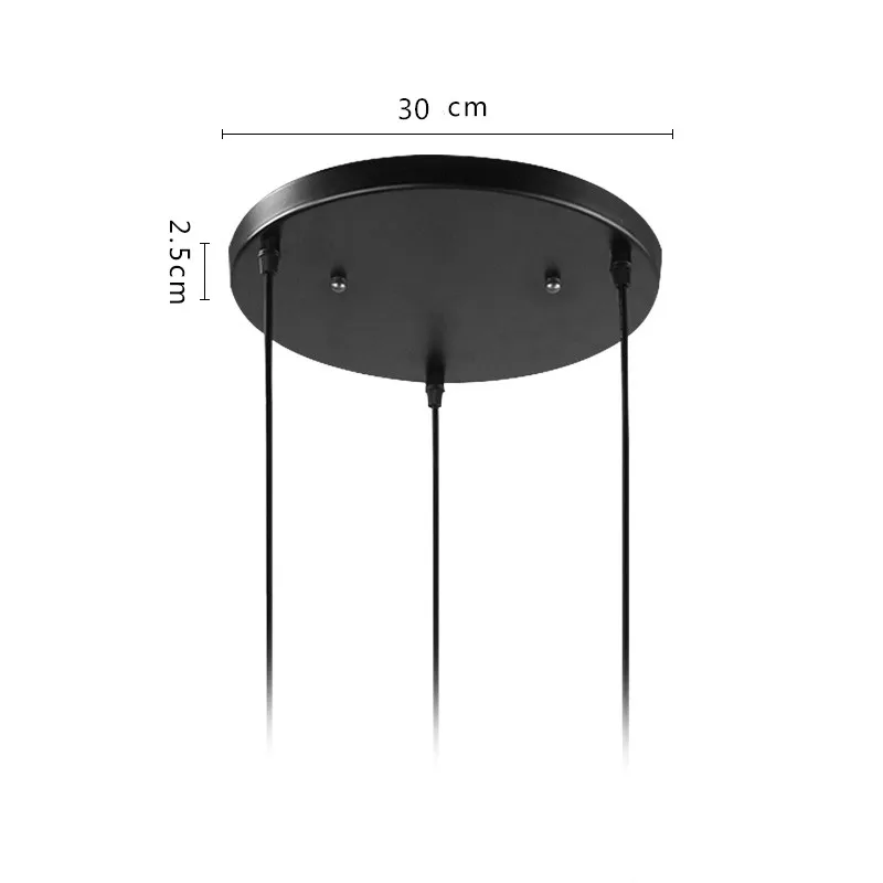 Аксессуар для подвесной лампы 3 круглая Потолочная пластина навес