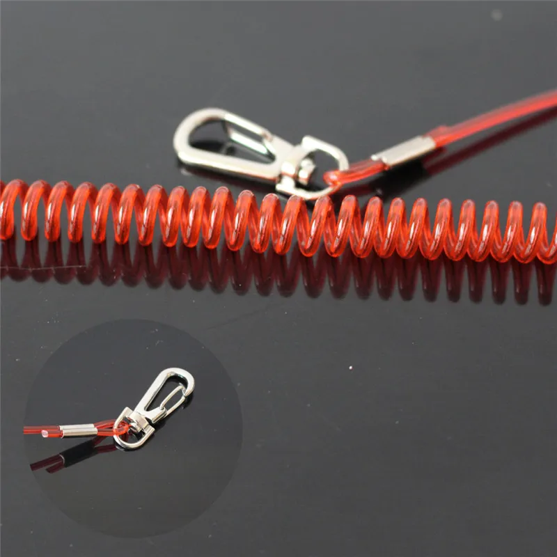 Рыболовный трос ремешок выдвижной спиральный портативный для рыболовных