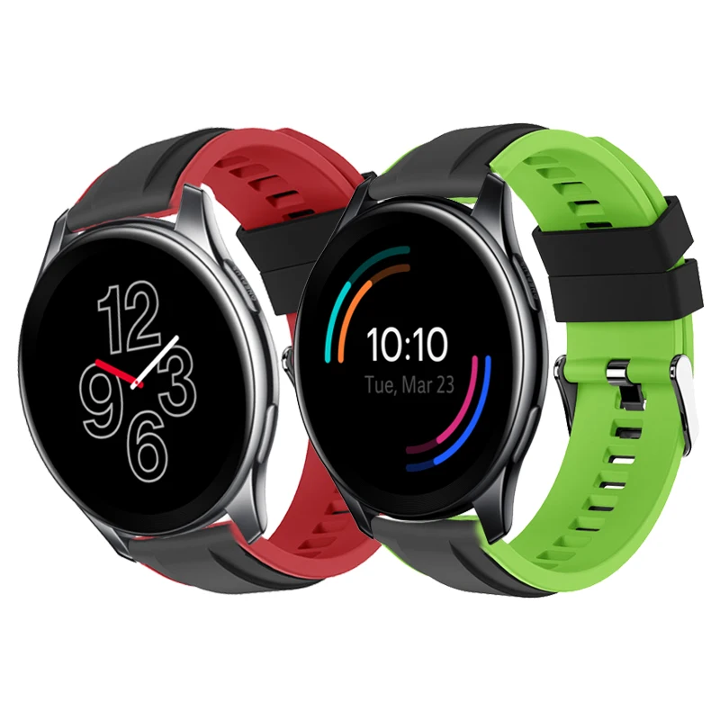 

Ремешок силиконовый для Oneplus Watch Band, сменный Браслет для наручных часов, 22 мм