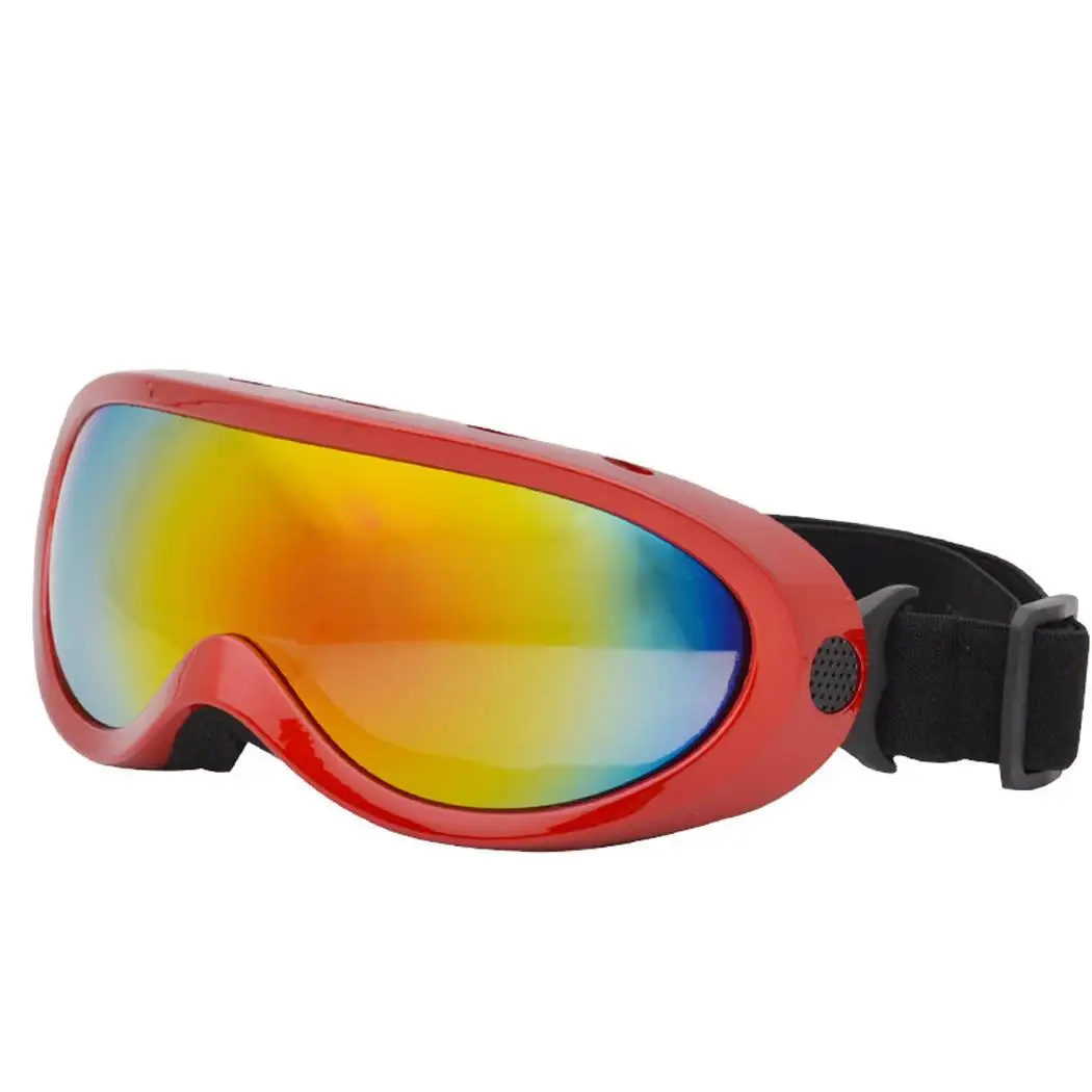 Противотуманные однослойные лыжные очки белые/красные/синие/черные уличные ТПУ