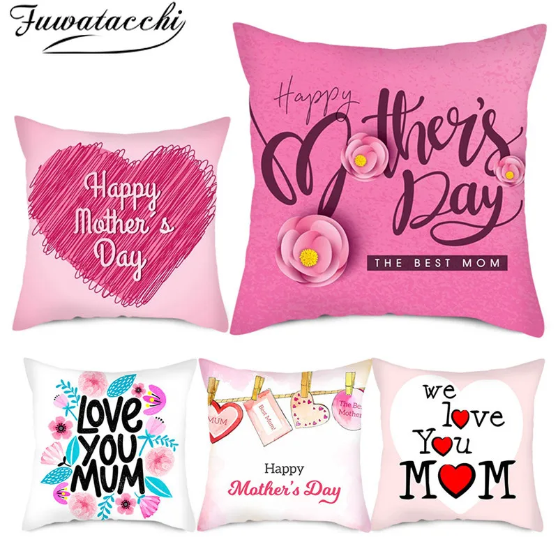 Чехол для подушки Fuwatacchi с надписью Best Mom | Дом и сад