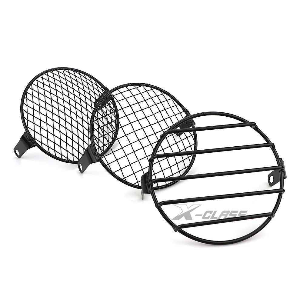 7 дюймовый универсальный чехол для мотоциклетной фары Ретро протектор сетчатый