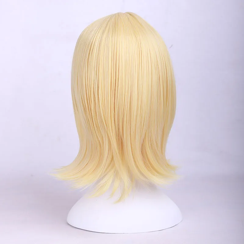 

The Seven Deadly Sins Nanatsu no Taizai Elaine Wig Golden Blonde Heat Resistant Synthetic Hair Cosplay Wigs