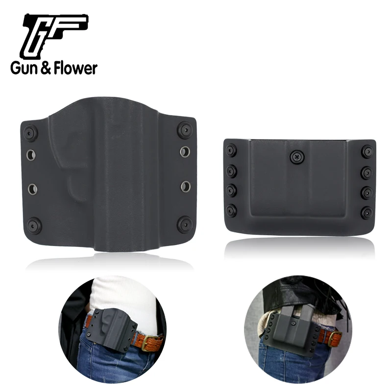 

Gun&Flower Fast Draw Kydex Holster Magazine Holster Mag Holder Gun Accessories for CZ 75 SP01