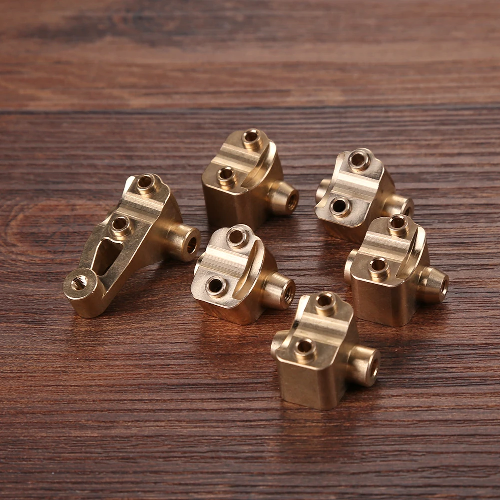 

Brass Front Mid Rear Axle Mount Suspension Links Stand 1/10 RC Car Accessories Axle Lower Shock Mount Set Suspension