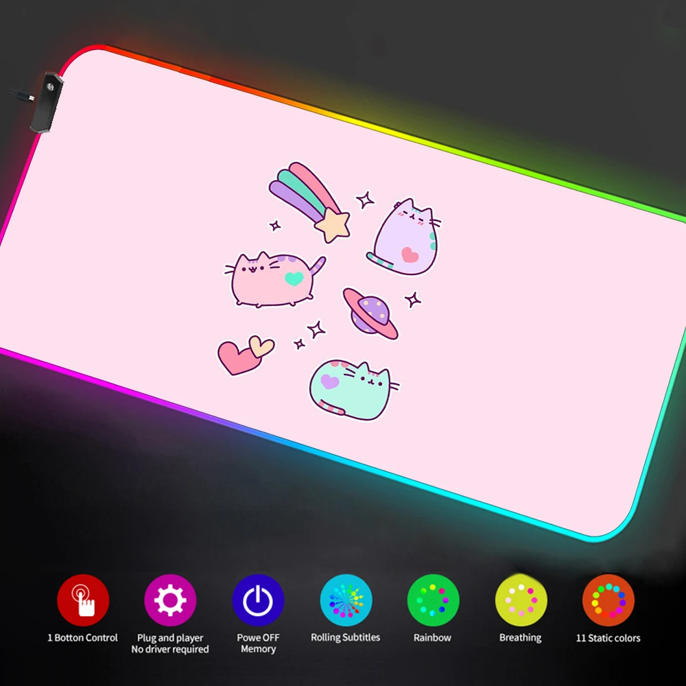 

Коврик для мыши, с rgb-подсветкой, с подсветкой