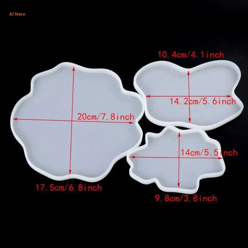 

1 Set Crystal Epoxy Resin Mold Coaster Casting Silicone Mould DIY Crafts Jewelry Making Tools