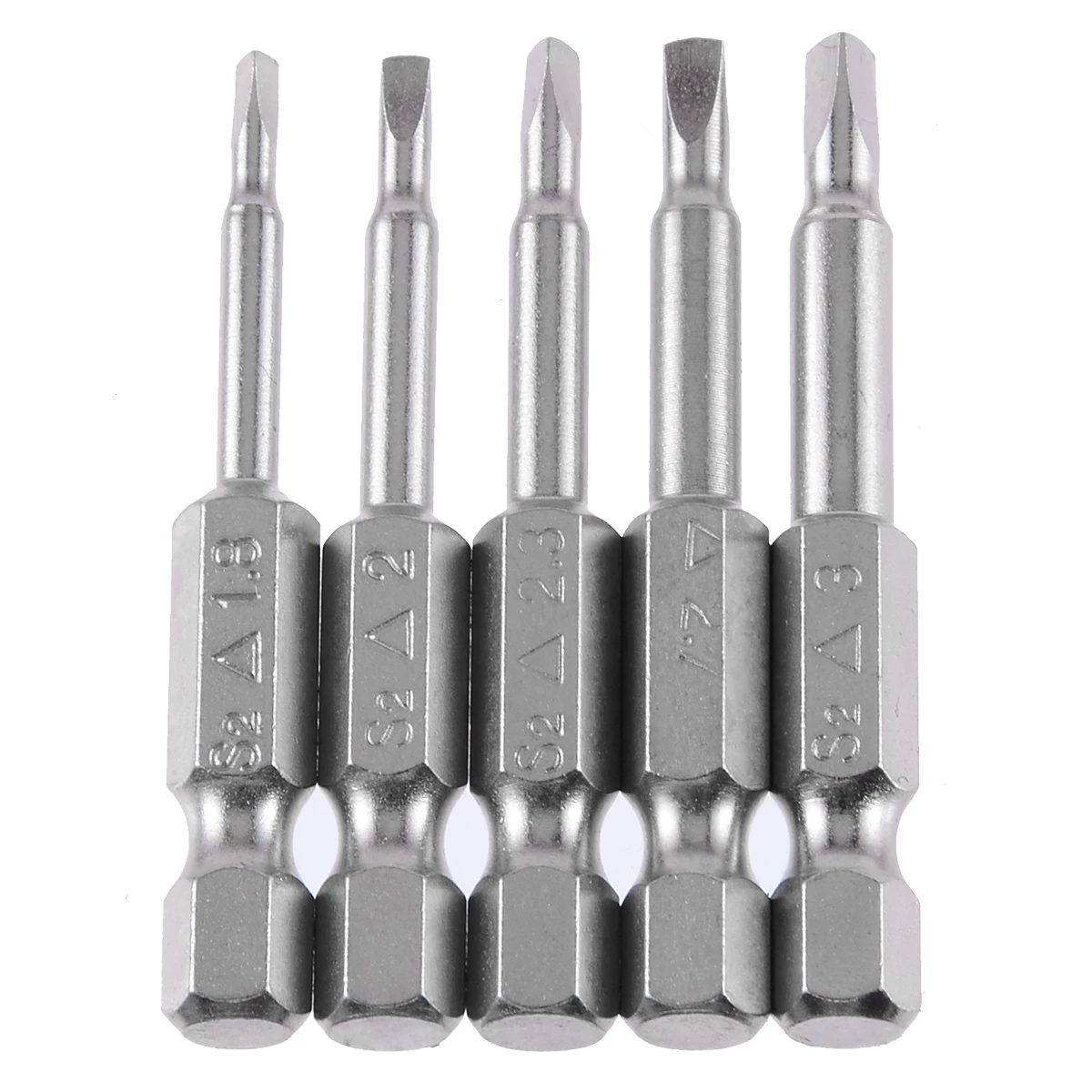 

5pcs 50mm S2 Screwdriver Bits Triangle Head 1.8-3.0mm Fit For Pneumatic Electric Screwdriver Rechargeable Drill Wind Batch Tool