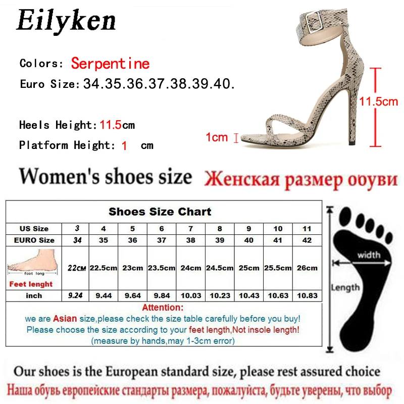 Женские летние сандалии EilyKen модные туфли лодочки на тонком высоком каблуке с
