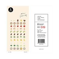 korean import sonia delicious food fruit mini marker stickers scrapbooking diy stationery diary sticker school office supplies
