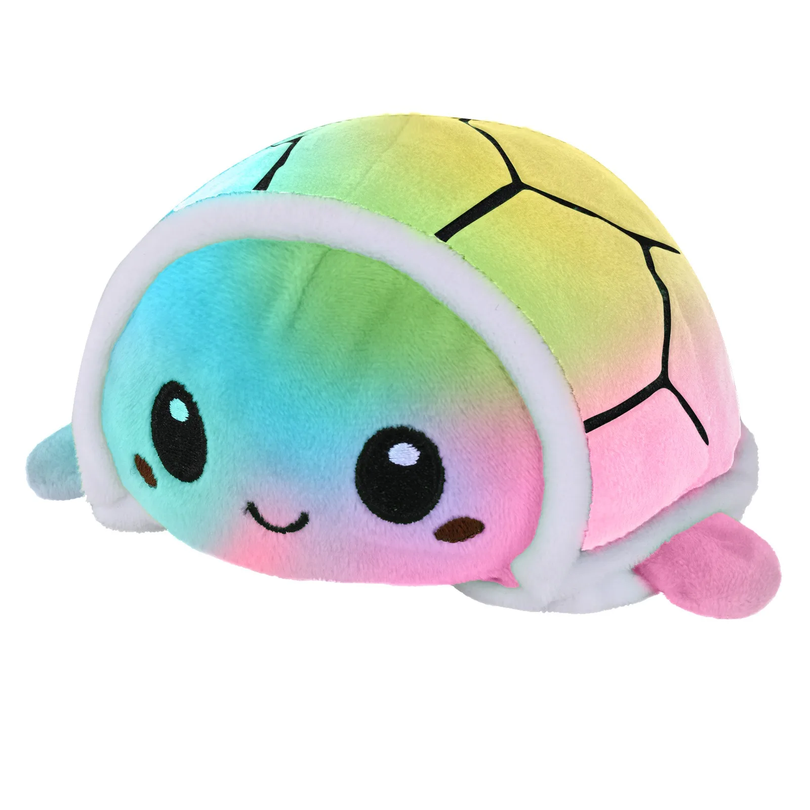 Новинка 2020 двухсторонняя реверсивная черепаха Детская плюшевая игрушка в виде