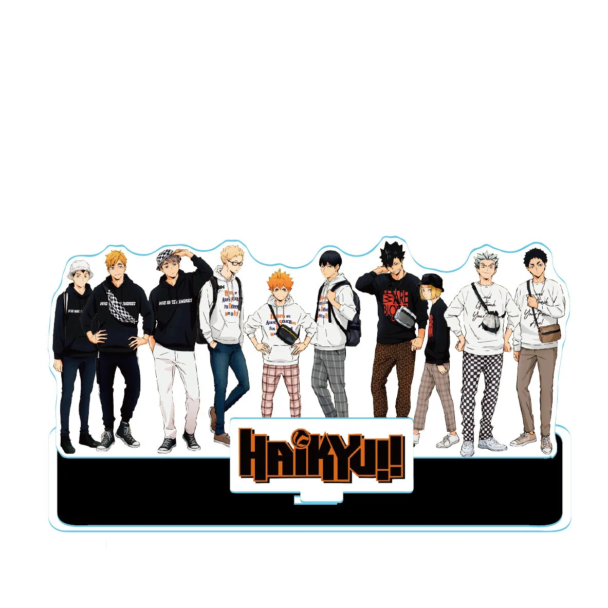 

1 Pcs Cute Japan Anime Haikyuu Family Acrylic Stand Model Plate Holder Decorative Ornaments Gift for Kids Action Figure Toys