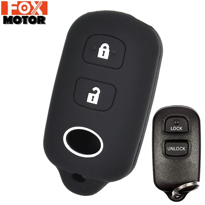 Силиконовый Автомобильный Брелок дистанционного управления с ключом чехол для