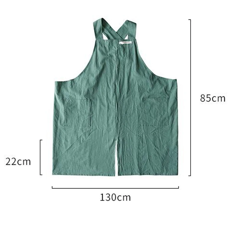

Kitchen apron work thin section cotton summer apron cute Japanese household gown lady women apron