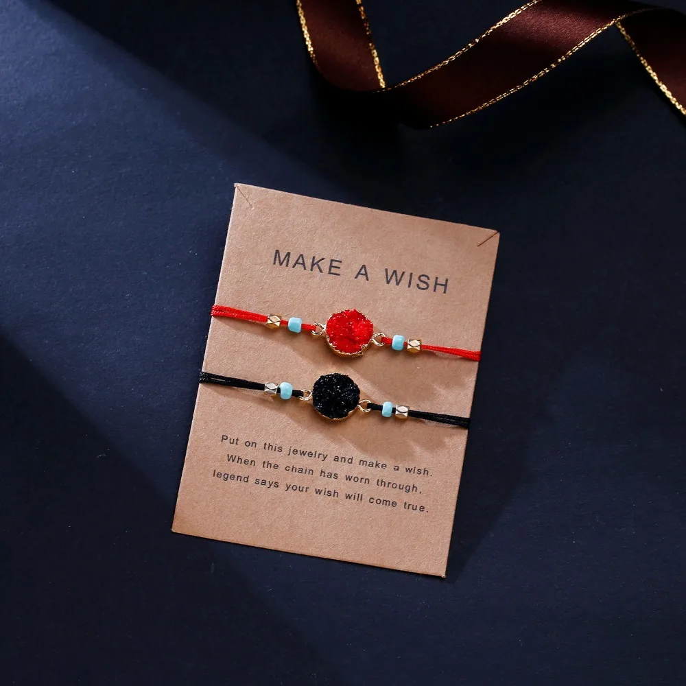Belleper Make a Wish/Friendship/Mom Love Card Turtle Adjustable Fashion High Quality Bracelet Charm Female New Unique Jewelry