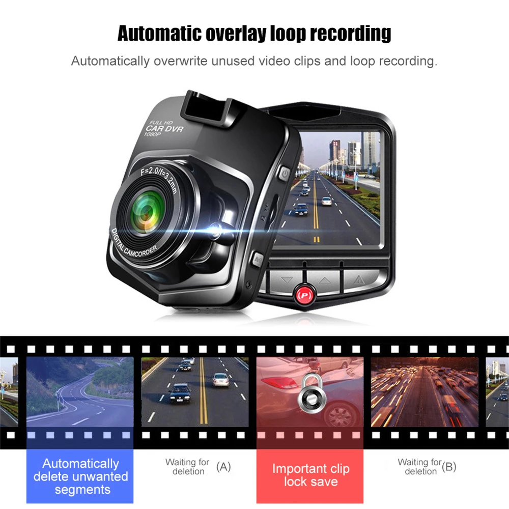 Новый оригинальный автомобильный мини-видеорегистратор A1 Full HD видеорегистратор