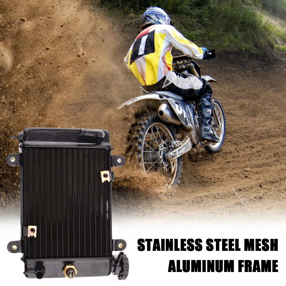 Motorcycle Radiator Cooler Cooling Water Tank Fit for Moto Quad 4x4 ATV UTV Parts 150cc 200cc 250cc |