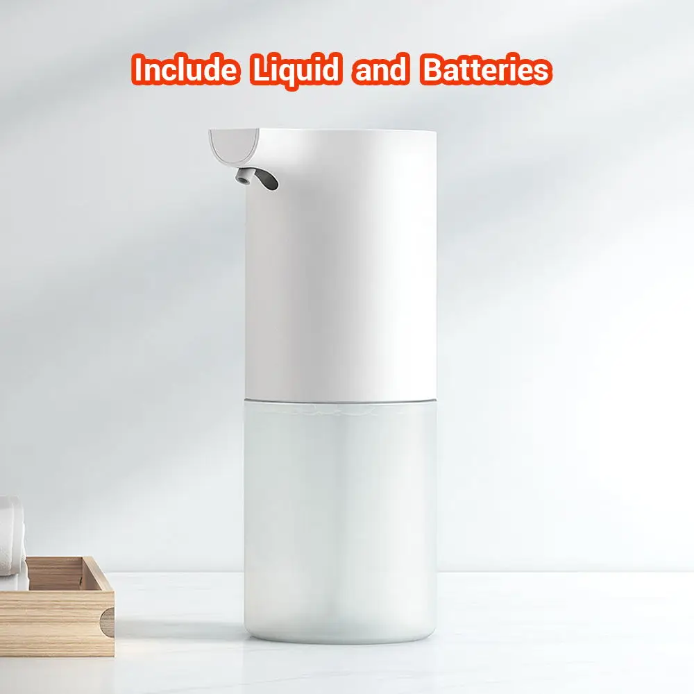 Add Liquid Batteries Mijia ручная мойка Автоматическая Индукционная вспенивающая ручная мойка автоматическое моющее мыло 0,25 s инфракрасный датчик для умного дома - Color: Add Liquid Batteries