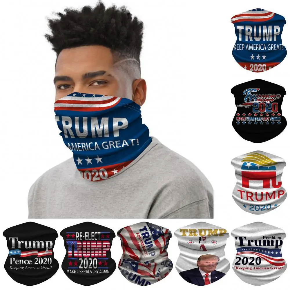 

Digital Printing Trump Biden Design Outdoor Sport Bandana Face Cover Neck Gaiter Face Cover Neck Gaiter