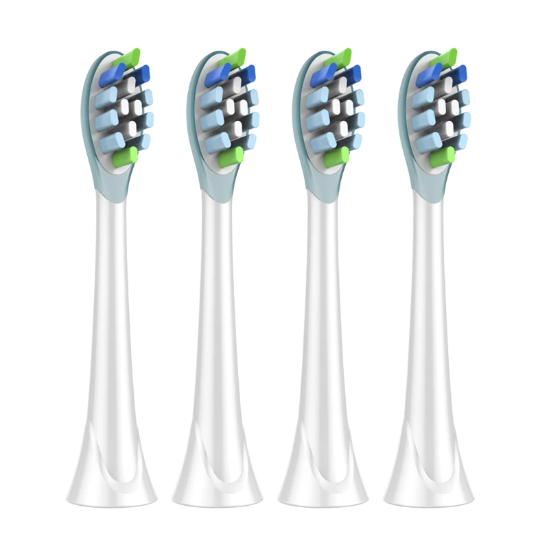 

4pcs/lot Replacement Toothbrush Heads Fornbhbj DiamondClean HydroClean Black HX9054p Electric Tooth Brush Heads