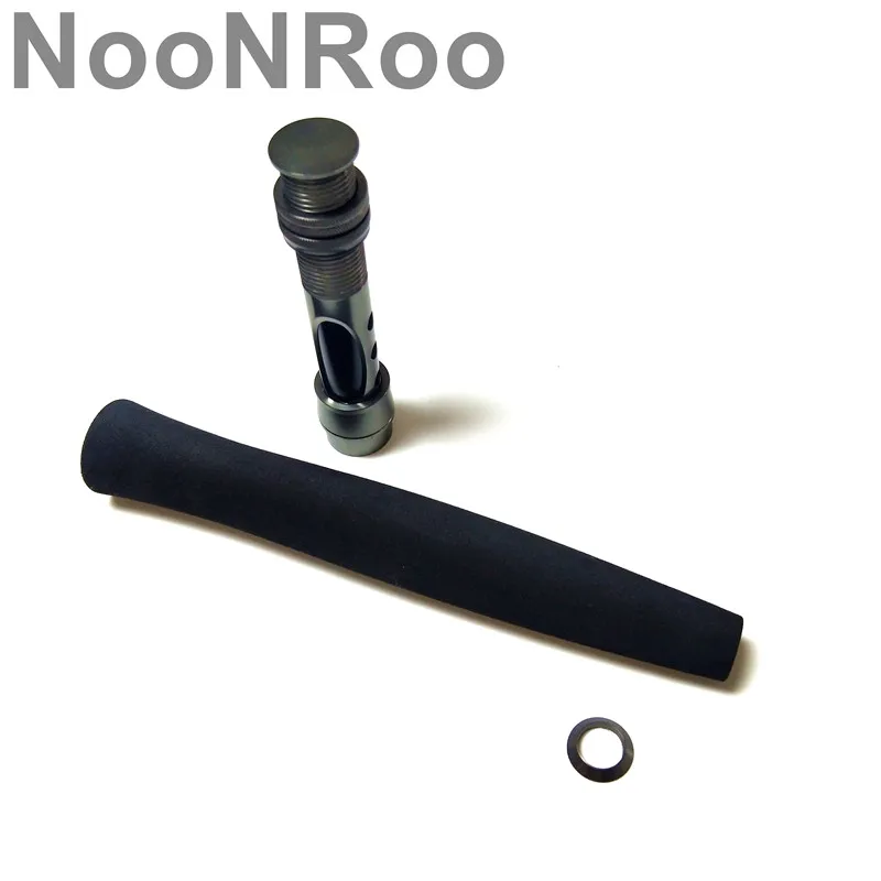 

NooNRoo Straight EVA Grips Black color Handle DIY fishing rod Components Repair fishing rod EVA